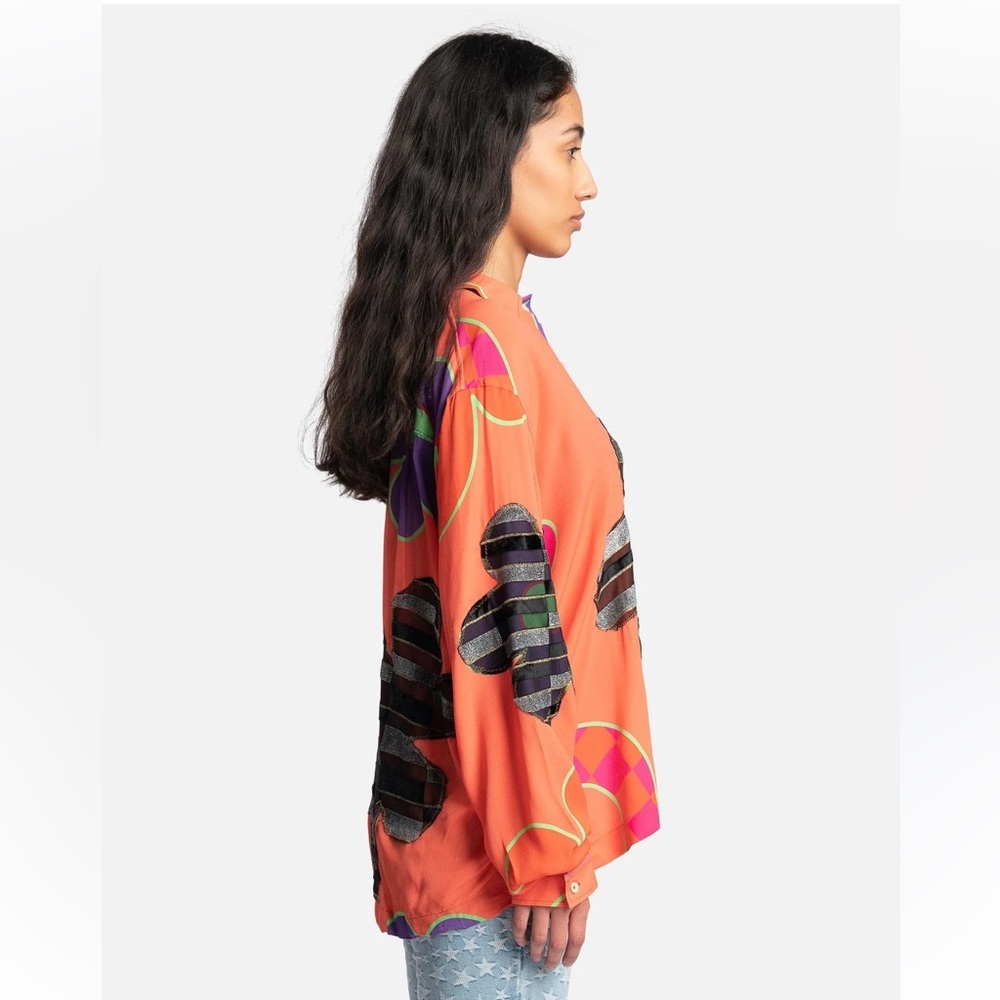 ERL Floral Oversized Shirt UNISEX Medium - Picture 7 of 10